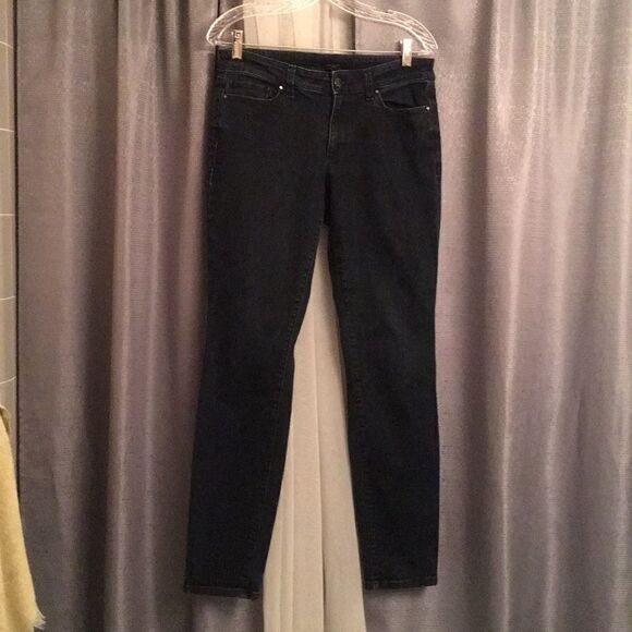 3/$20 Ann Taylor Factory curvy Dark Wash Stretch - Picture 1 of 8